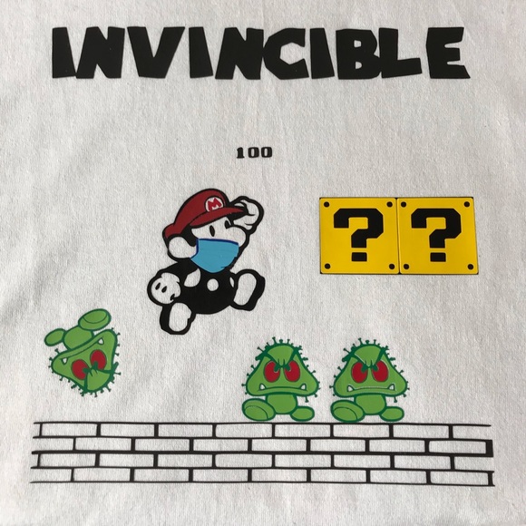 INVINCIBLE MARIO BRO - KIDS GRAPHIC TEE